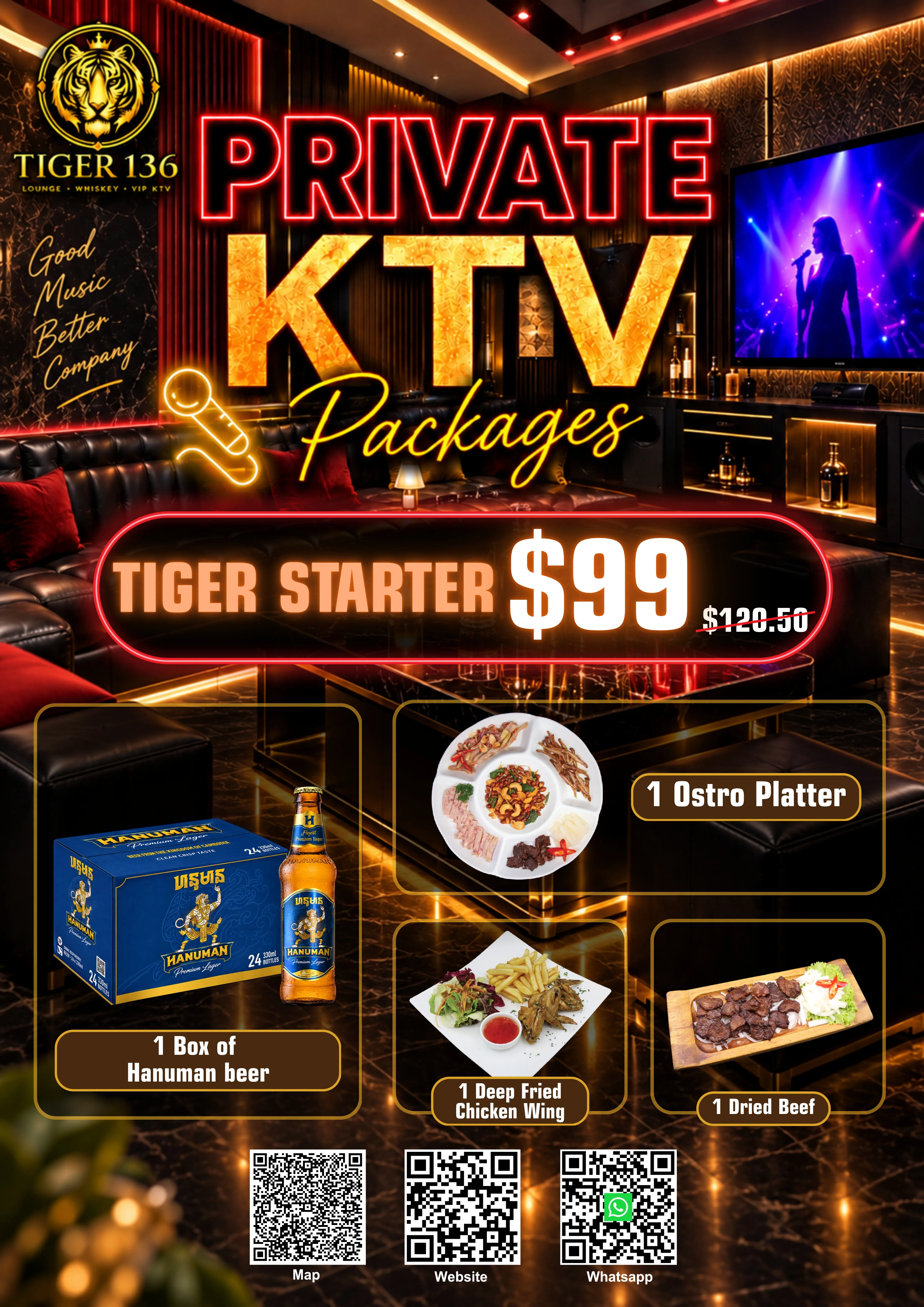 Tiger Starter KTV Beer Package - $99